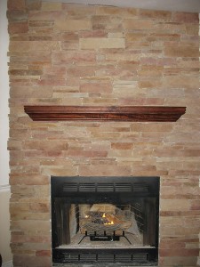 Thin stone veneer Fireplace-02